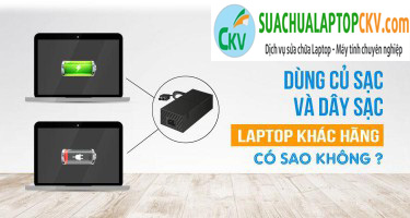 Dùng củ sạc và dây sạc laptop khác hãng có sao không?