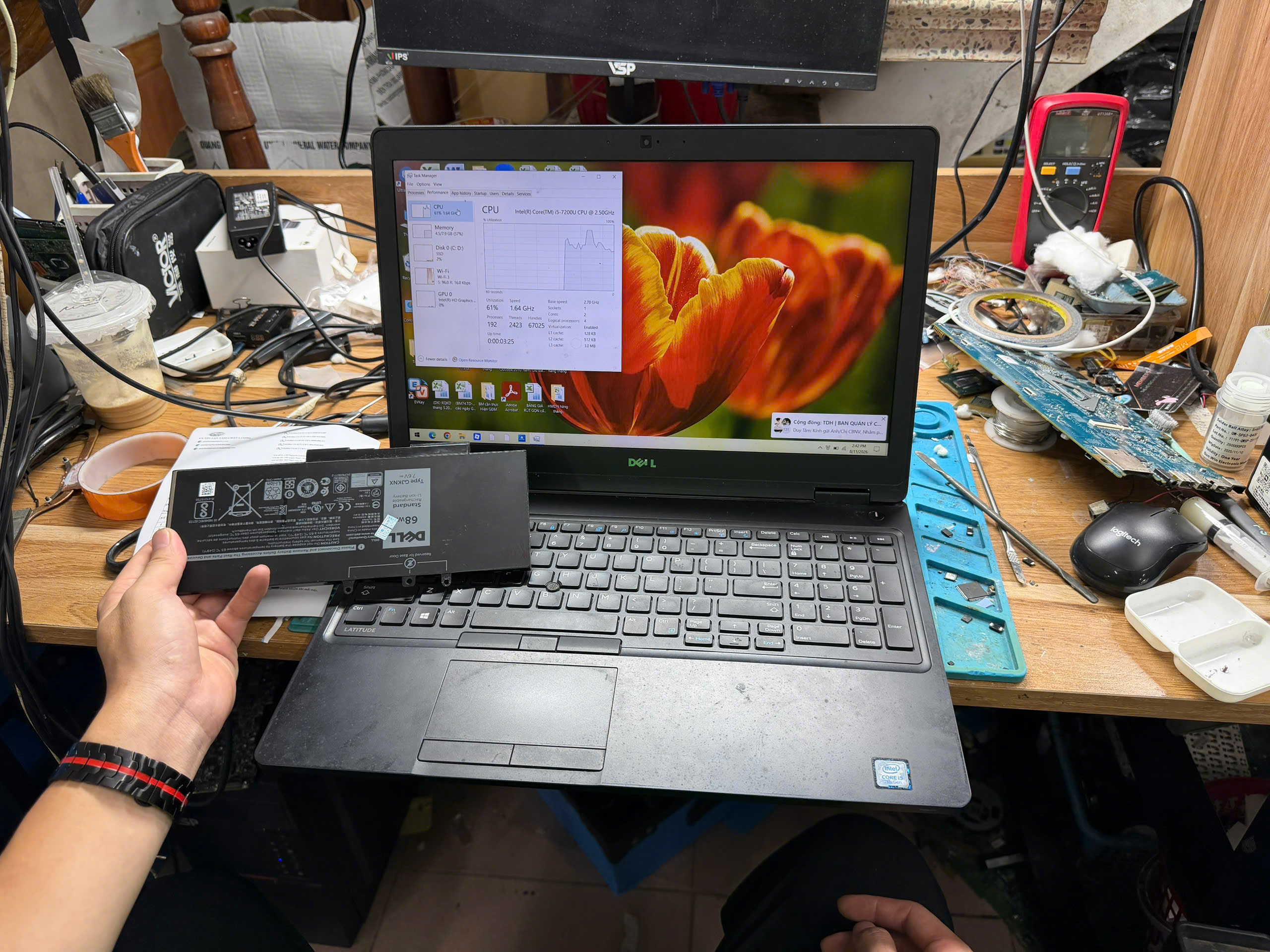 Thay pin Dell Latitude 5580 lấy ngay tại Hải Dương – Nhanh chóng, an toàn, bảo hành rõ ràng