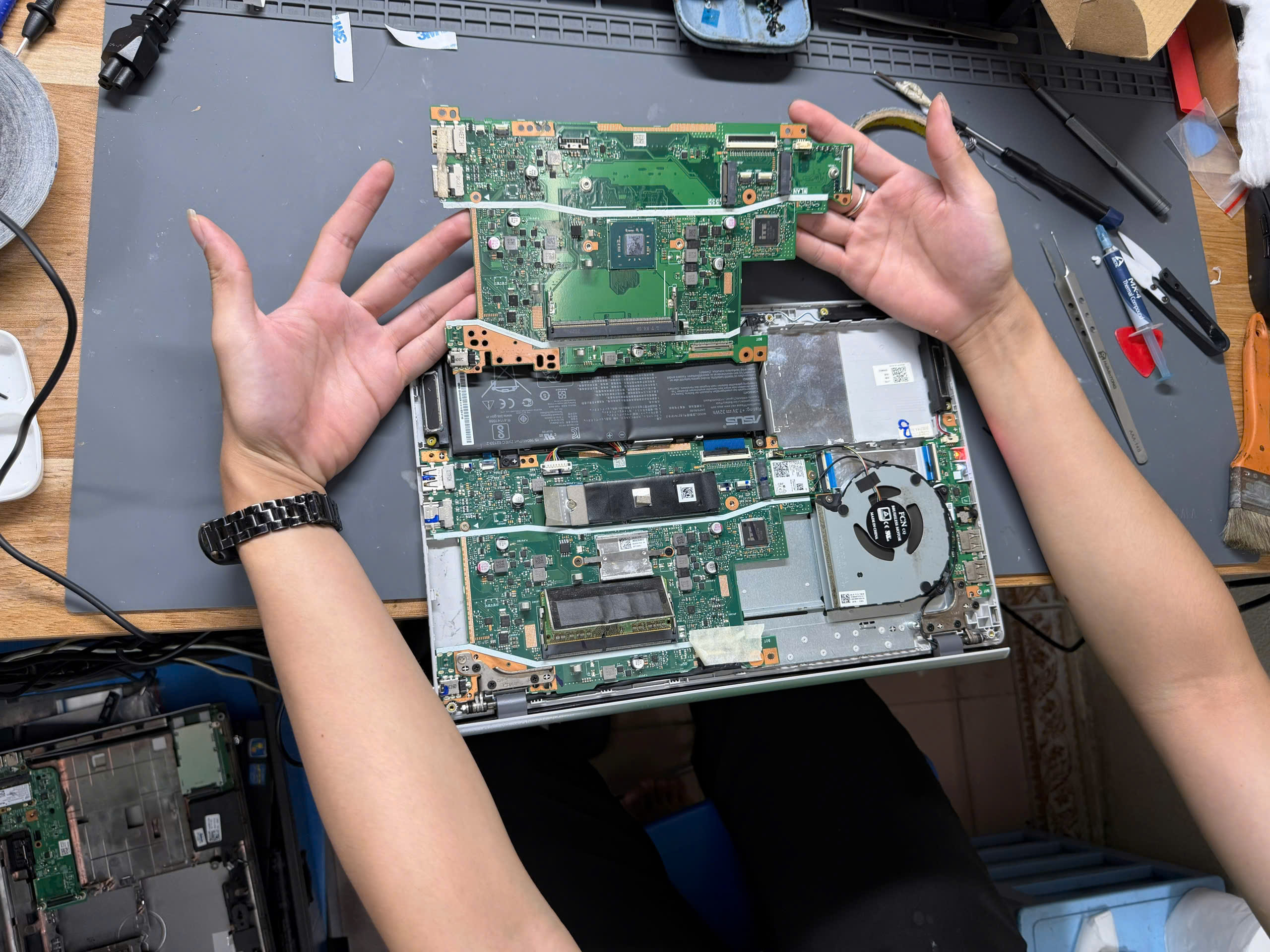 Thay Main Asus X409 Tại Trung Tâm Sửa Chữa Laptop CKV Hải Dương: